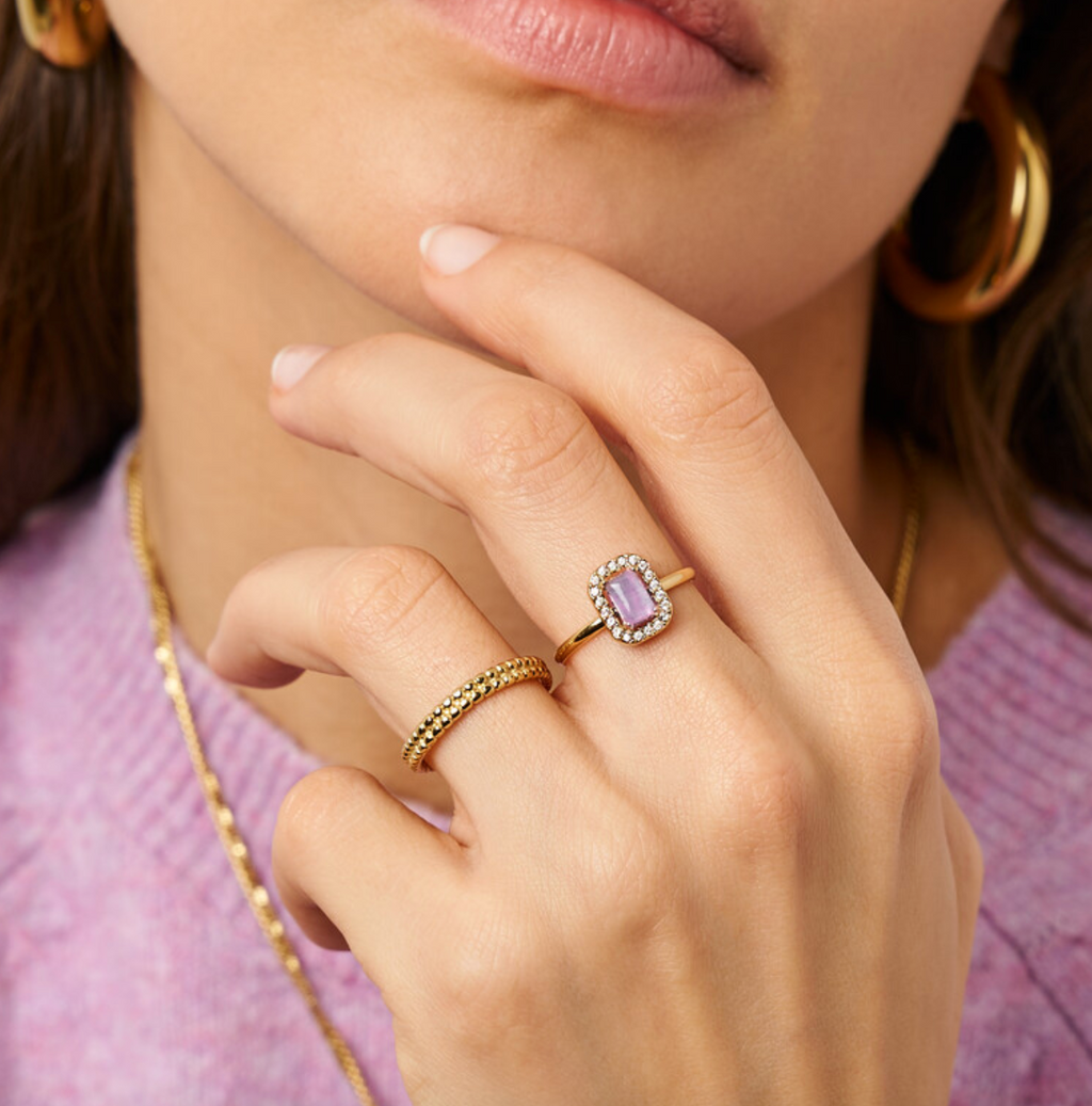 Vintage Ring Lavendel