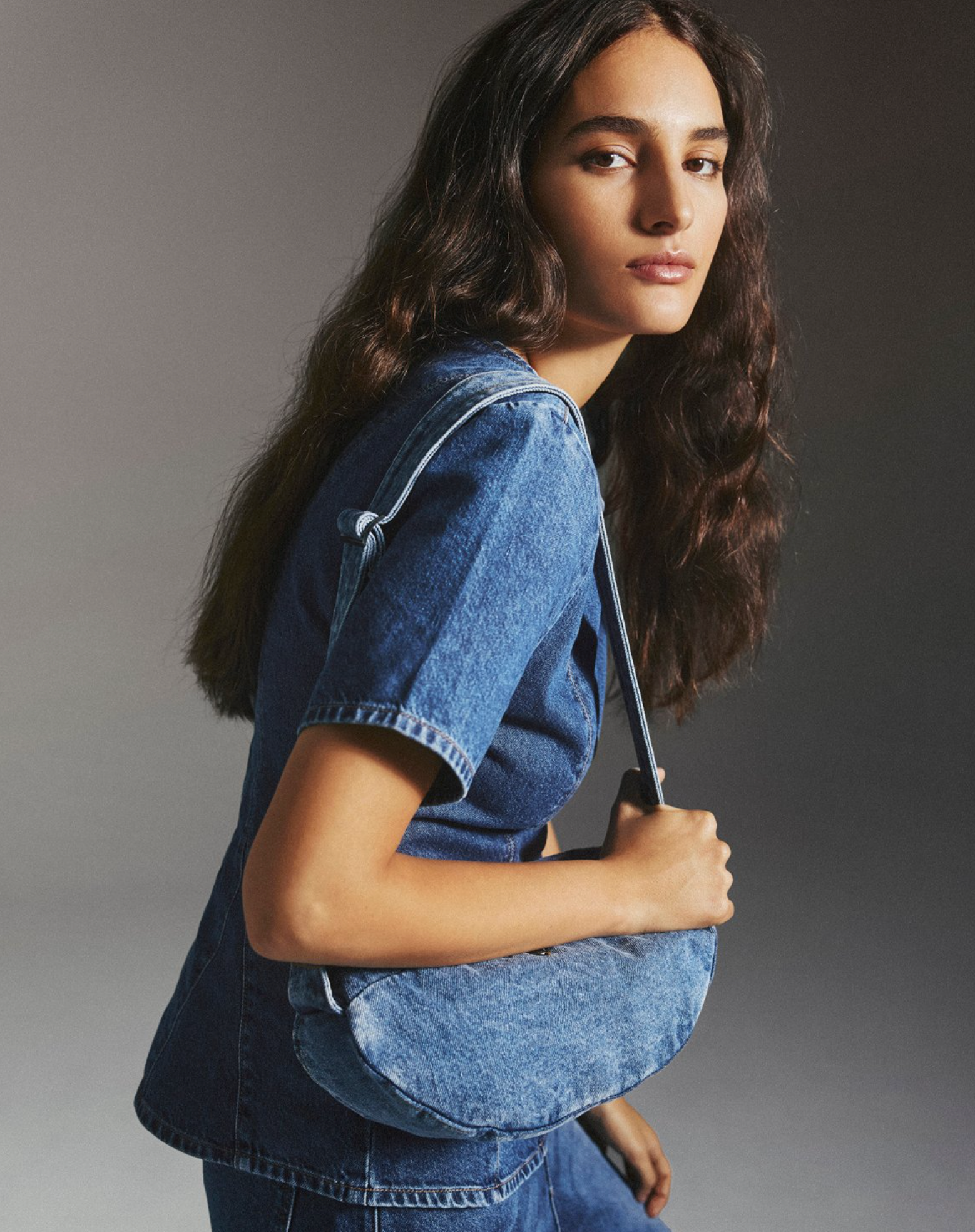 Dylan Bumbag Mid Blue Wash