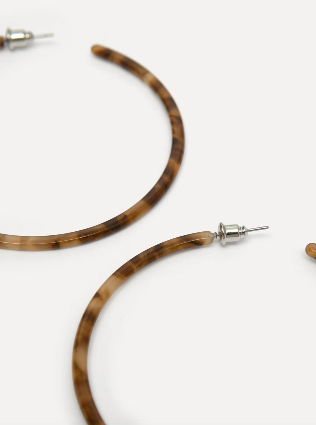 Maya Set Oorringen Burl Wood