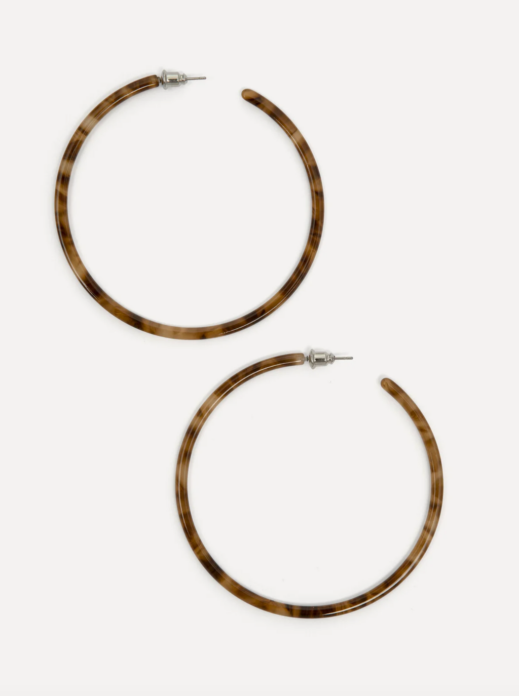 Maya Set Oorringen Burl Wood