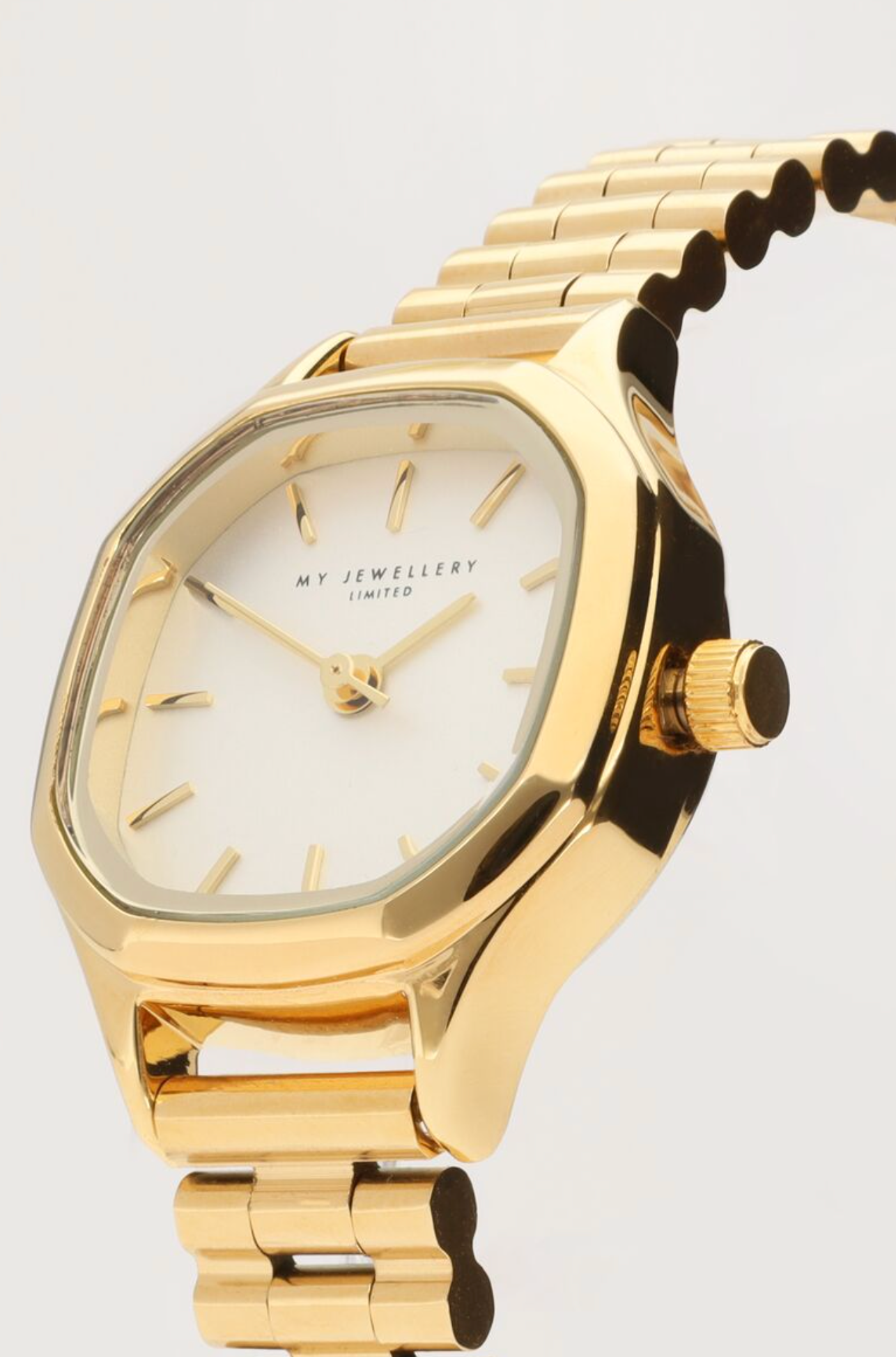Vintage Zeshoekig Horloge