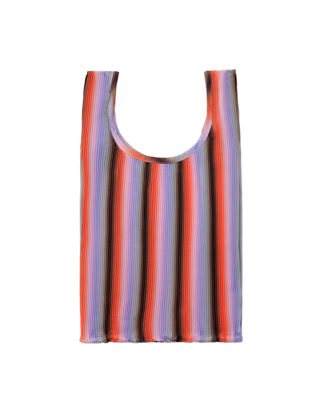 Pleated Baggu Gradient Stripe