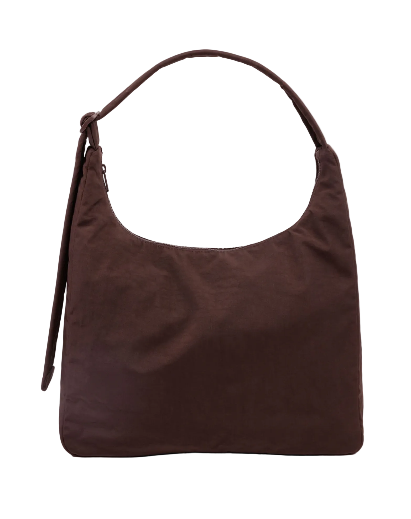 Nylon Shoulder Bag Coffee