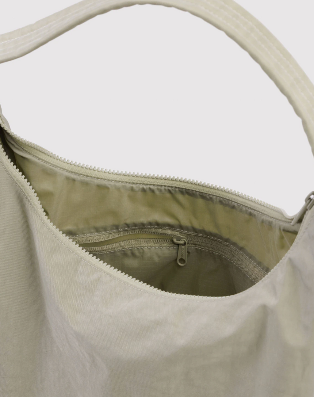 Nylon Shoulder Bag Celadon