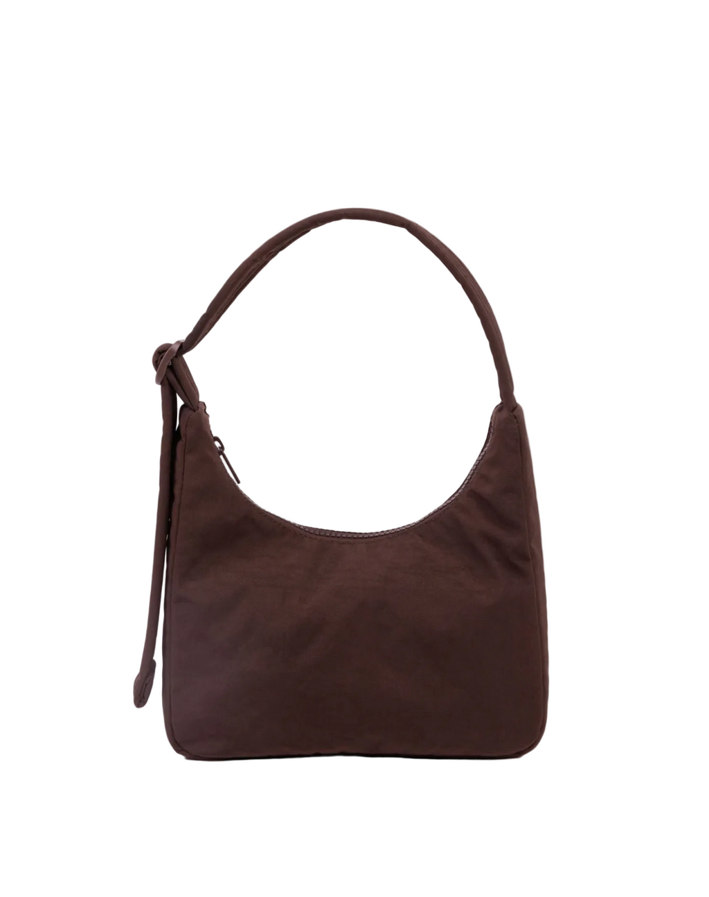 Nylon Schoudertas Mini Coffee