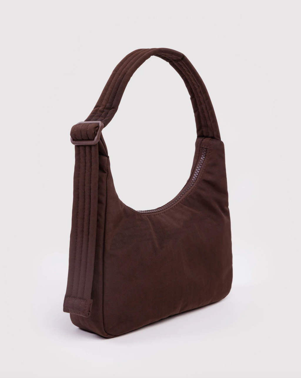 Nylon Schoudertas Mini Coffee