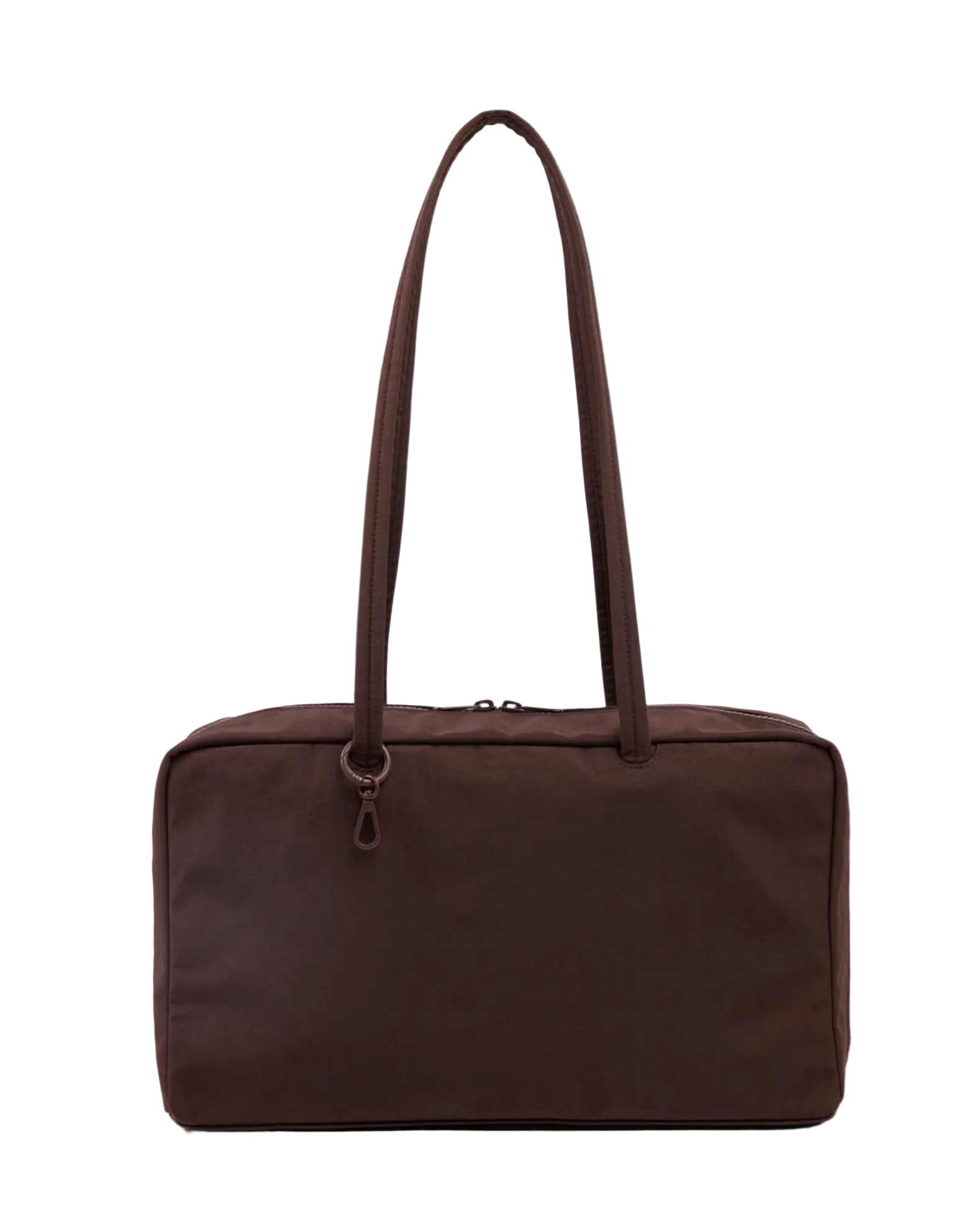 Nylon Bowler Bag M Coffee