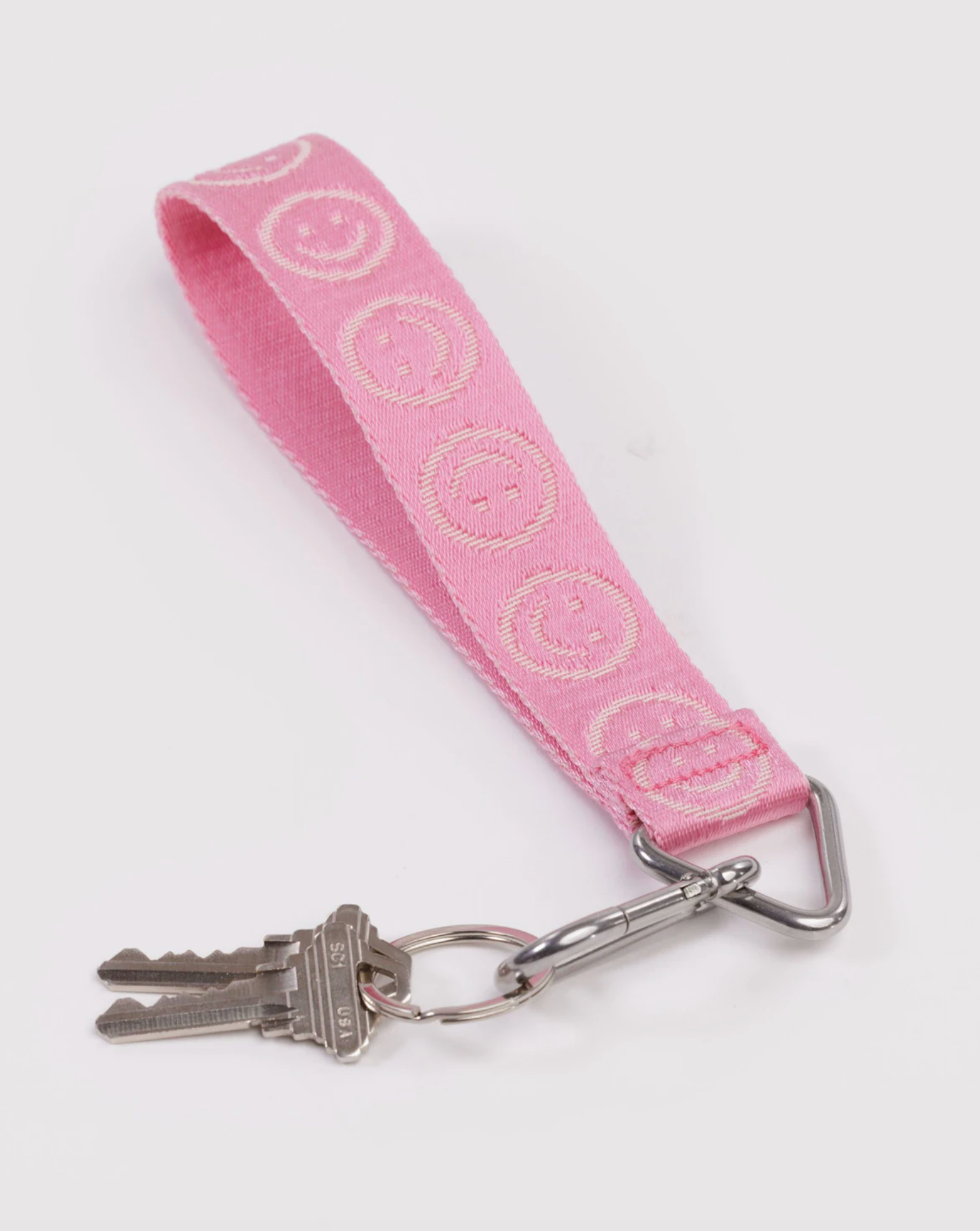 Baggu Happy Sleutelhanger Roze