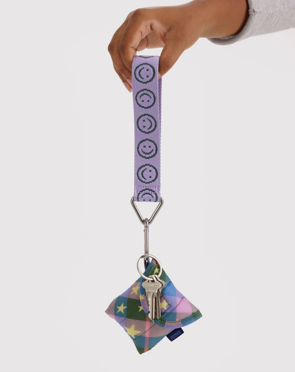 Baggu Happy Sleutelhanger Lila