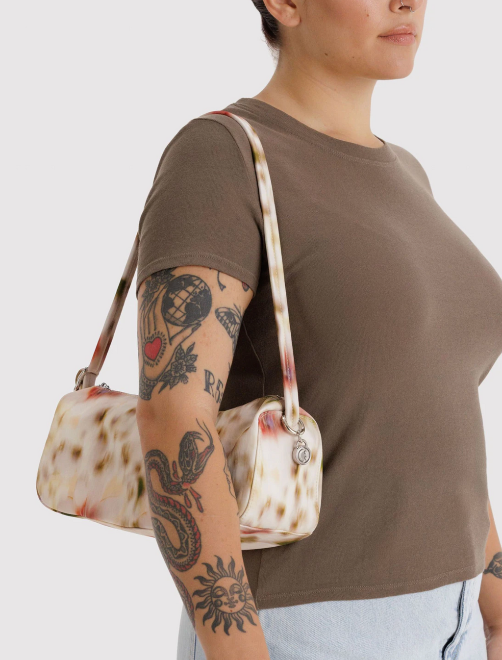 Nylon Loaf Bag Floral