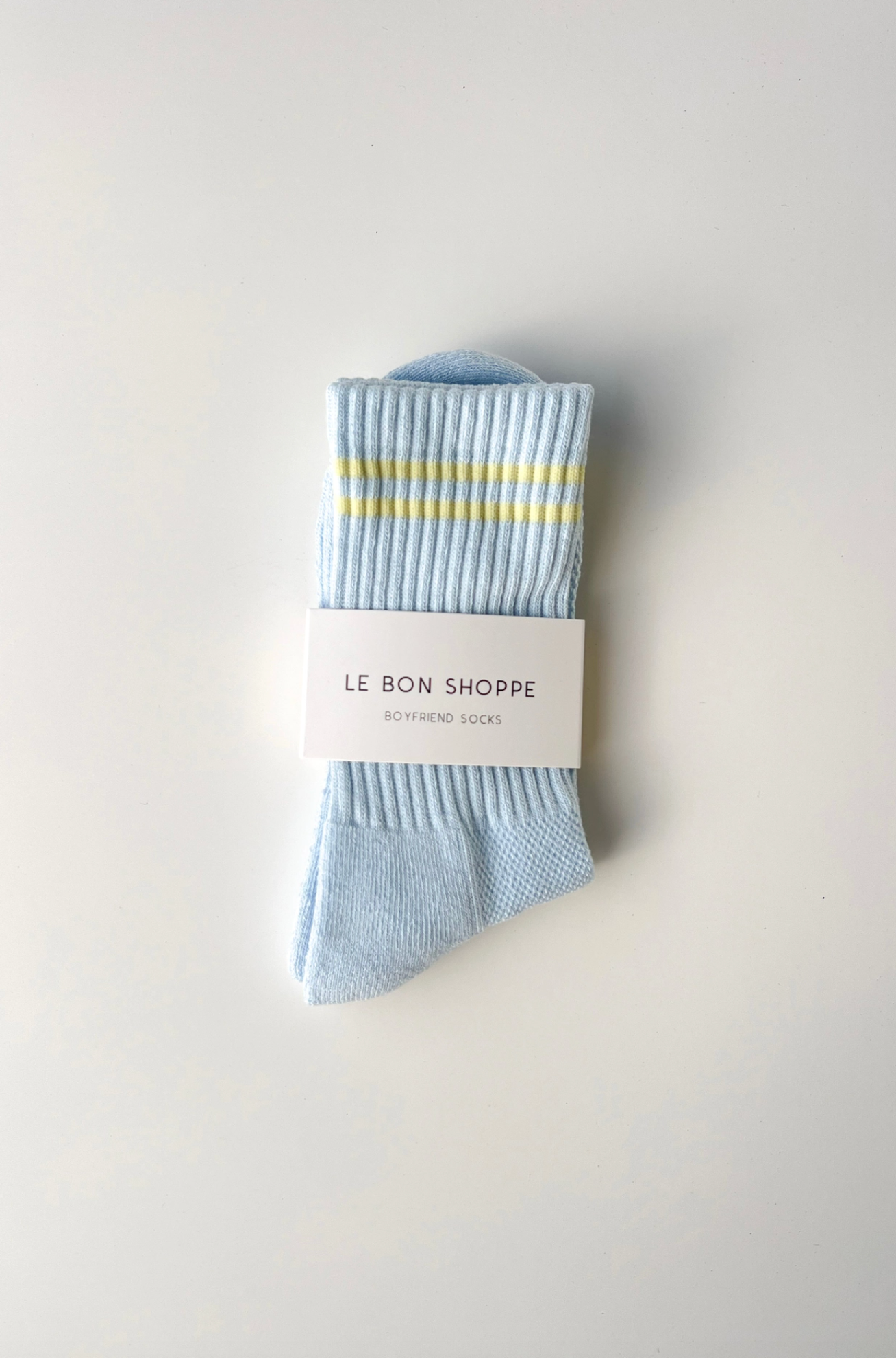 Boyfriend Socks Pastel Sky