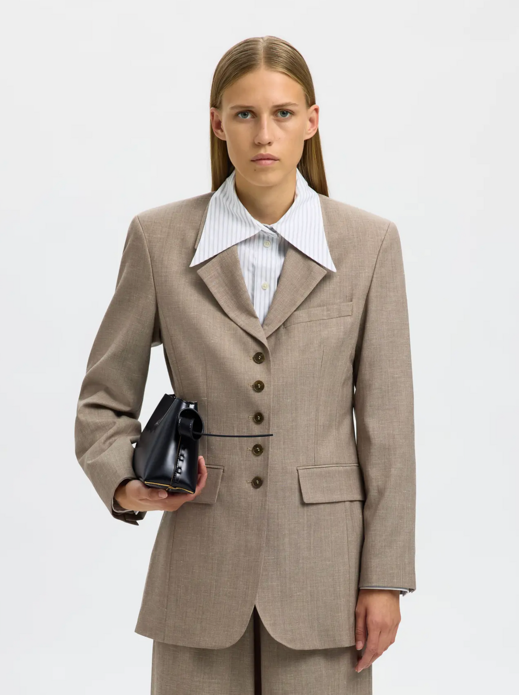 Stella Mini Leather Bag Black