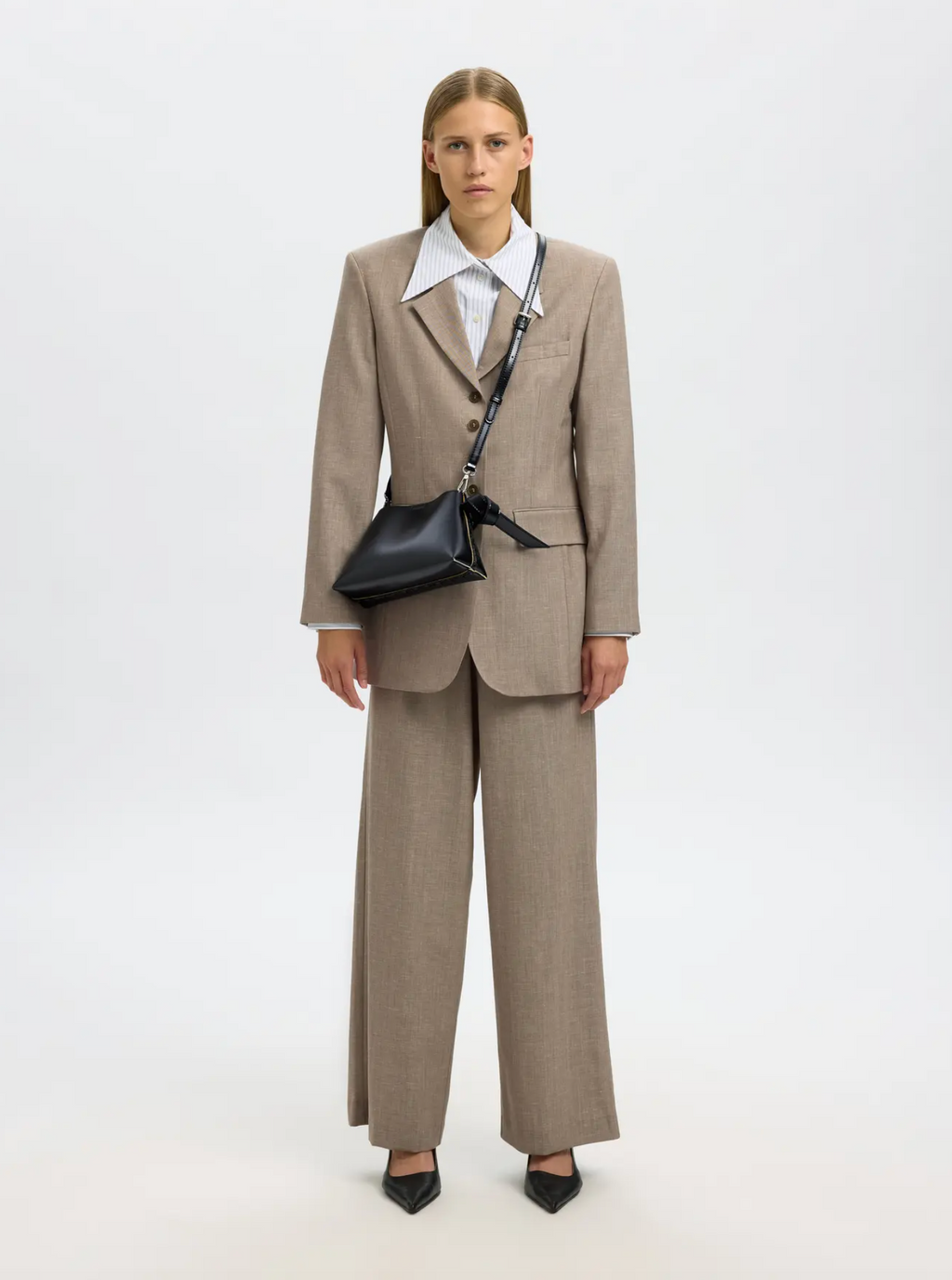 Stella Mini Leather Bag Black