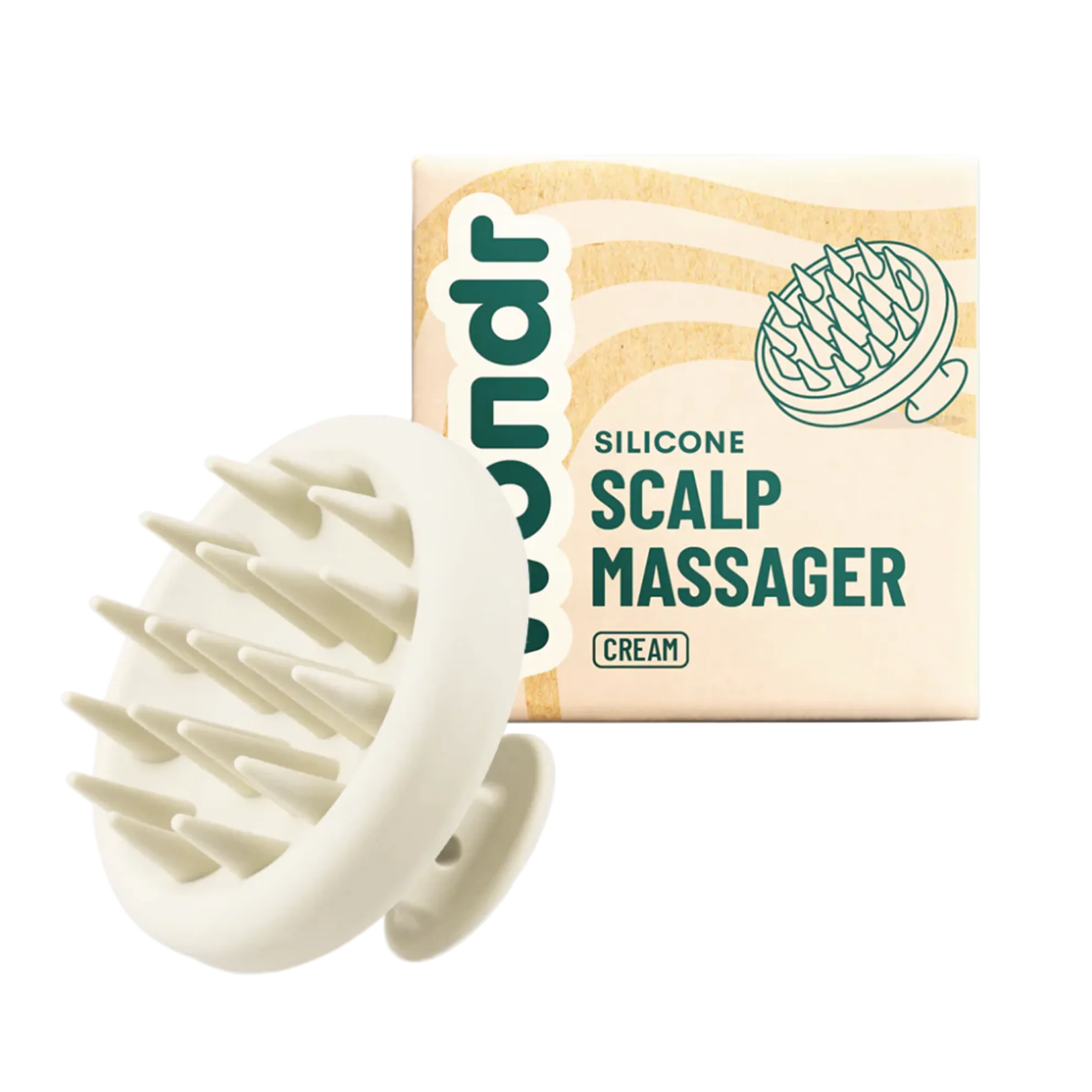 Scalp Massager White
