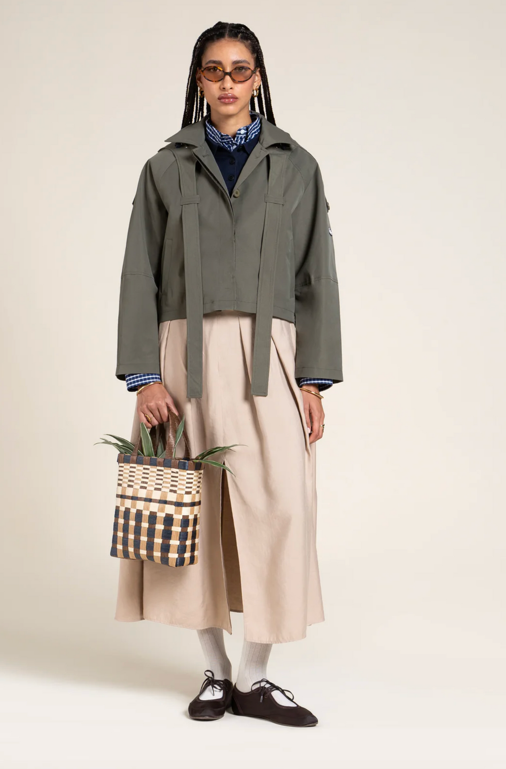 Turlerie Trenchcoat Kaki