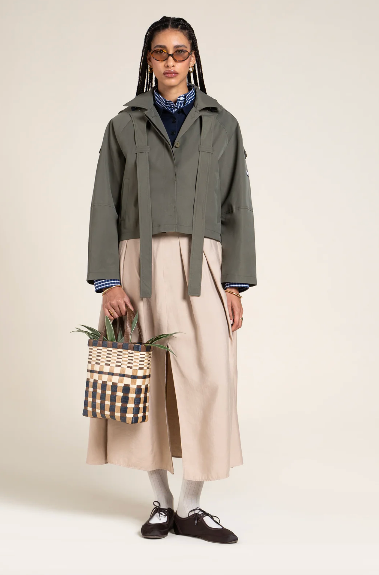 Turlerie Trenchcoat Kaki