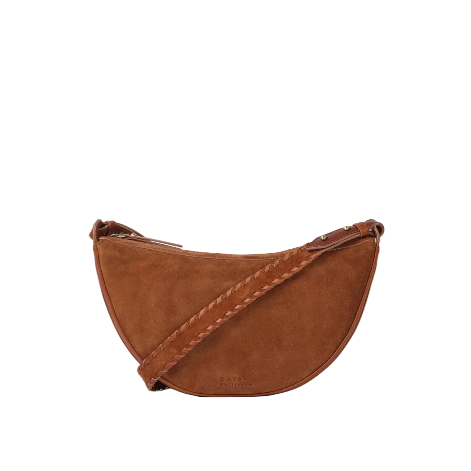 Leo Crossbody Cognac Suede Classic Leather