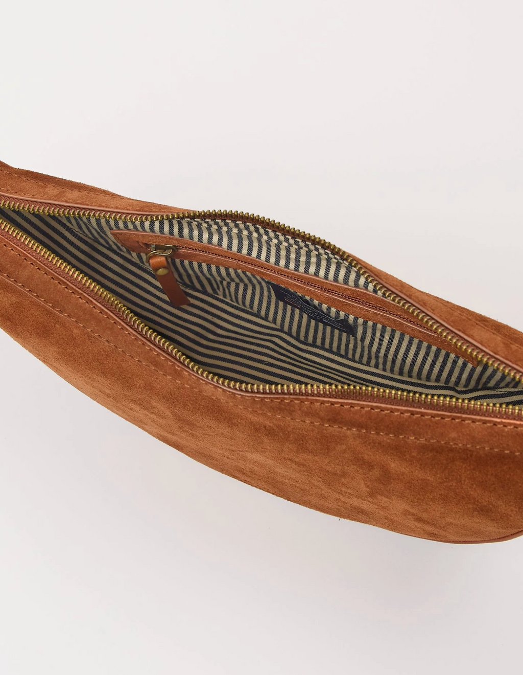 Leo Crossbody Cognac Suede Classic Leather