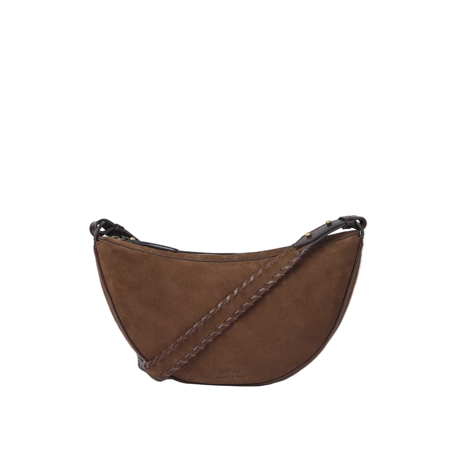 Leo Crossbody Chocolate Suede Classic Leather