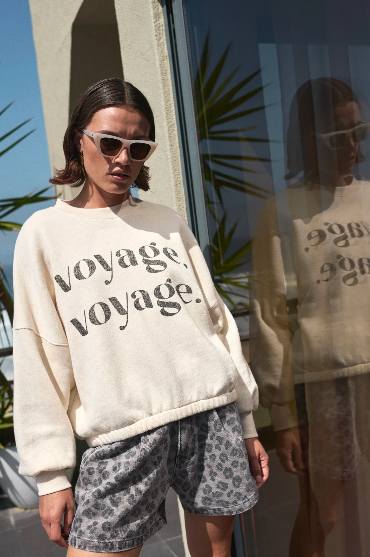 Malyn Voyage Sweater Oyster Melee