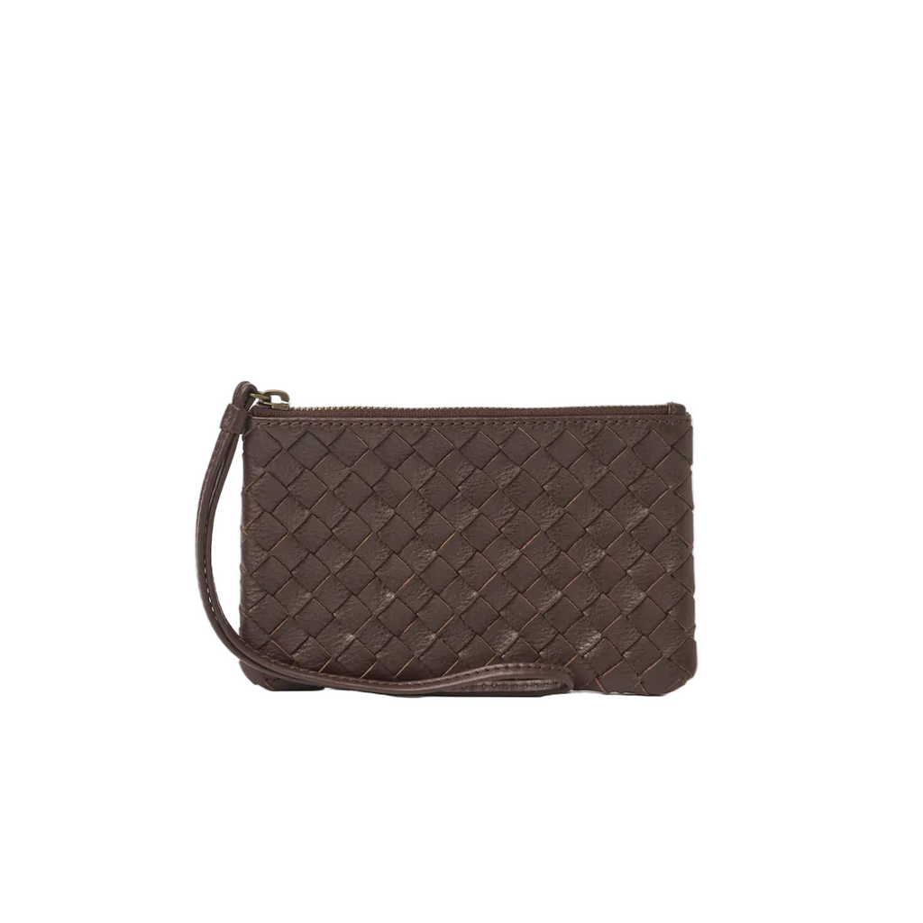 Lexi Midi Chocolate Woven Classic Leather