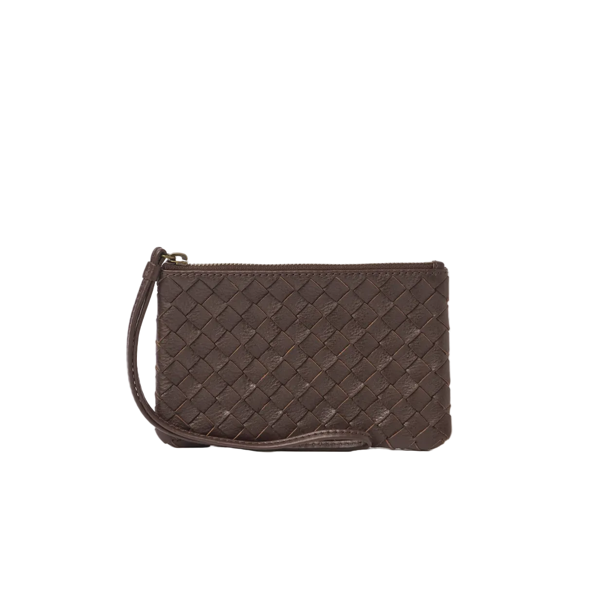 Lexi Midi Chocolate Woven Classic Leather
