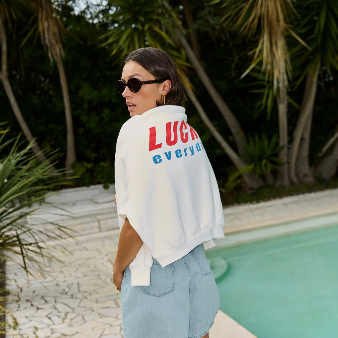 Bibi Lucky Everyday Sweater Off White