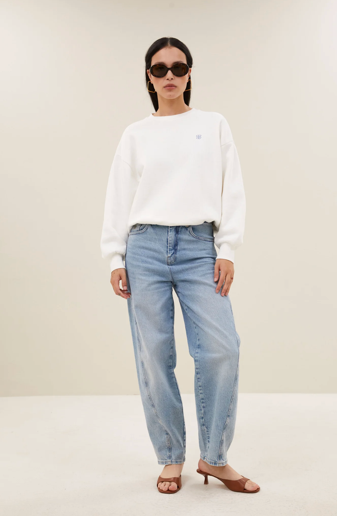 Bibi Lucky Everyday Sweater Off White