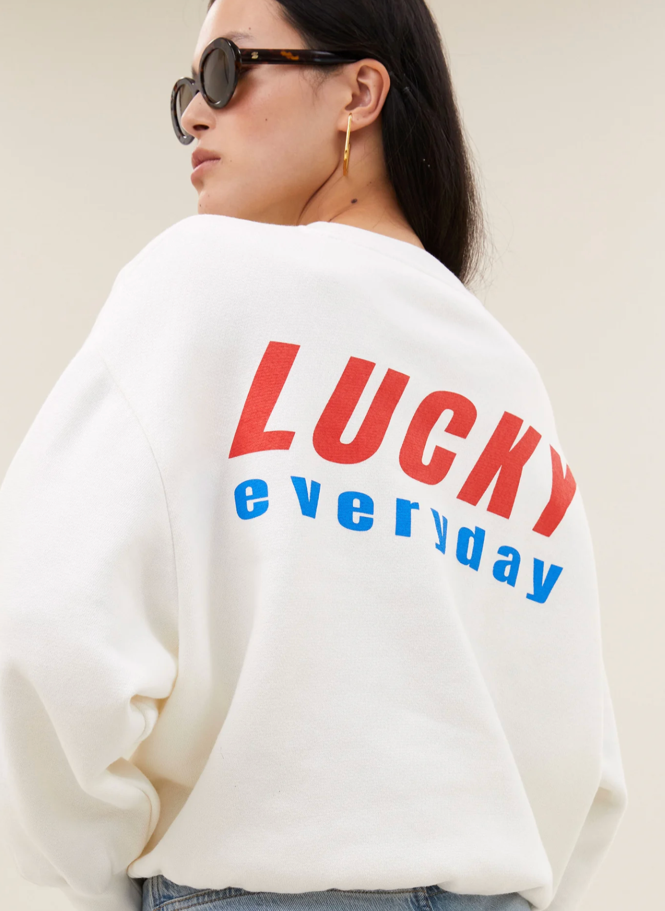 Bibi Lucky Everyday Sweater Off White