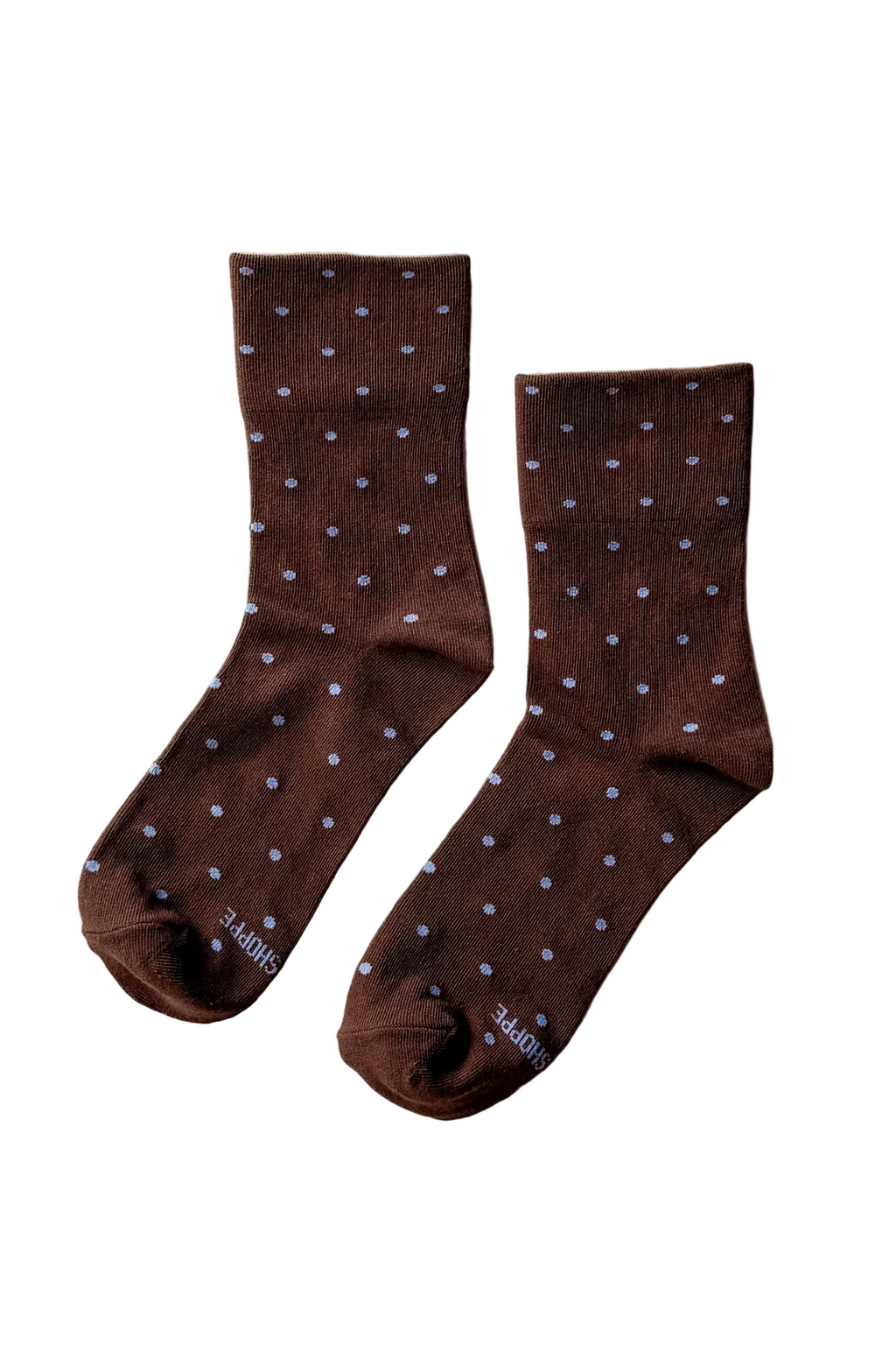 Sneaker Socks Polka Dot Cacao