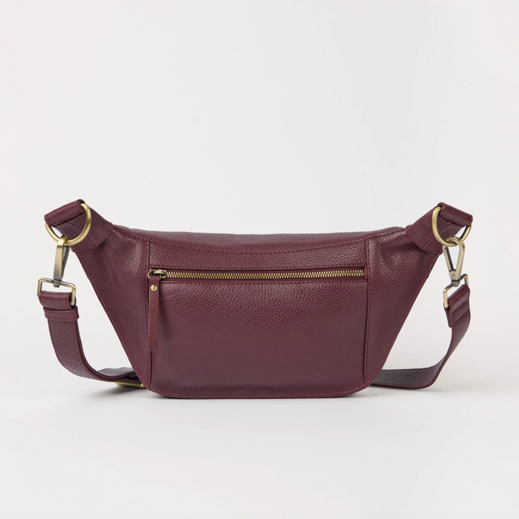 Drew Bumbag Dark Cherry Soft Grain Leather