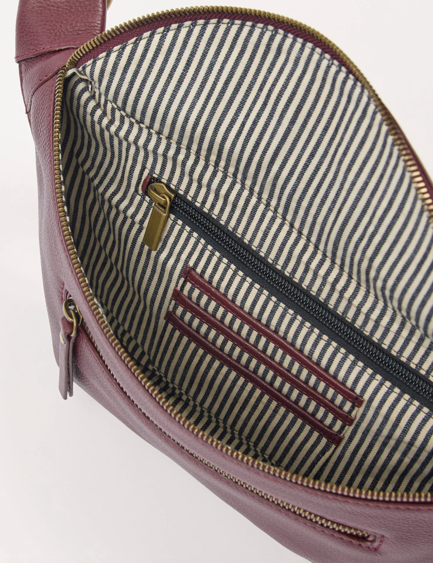 Drew Bumbag Dark Cherry Soft Grain Leather