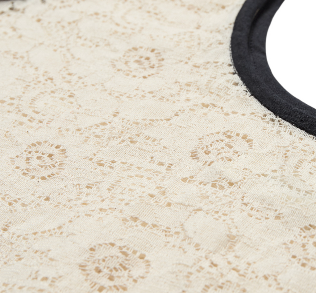 Caia Lace Tote Bag Off White