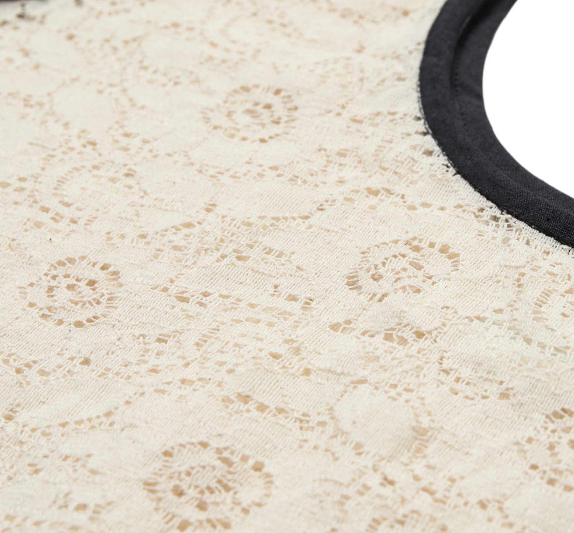 Caia Lace Tote Bag Off White