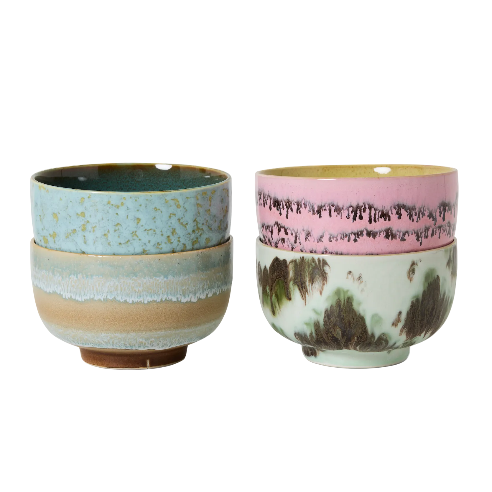 70s Noodle Bowl Dada Set/4