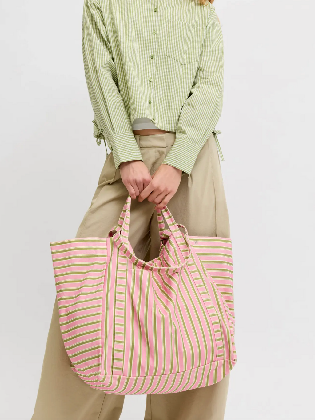 Piper Beach Tote Bag Pink