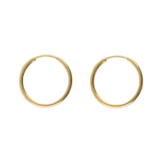 Basic Hoop Oorringen Goud