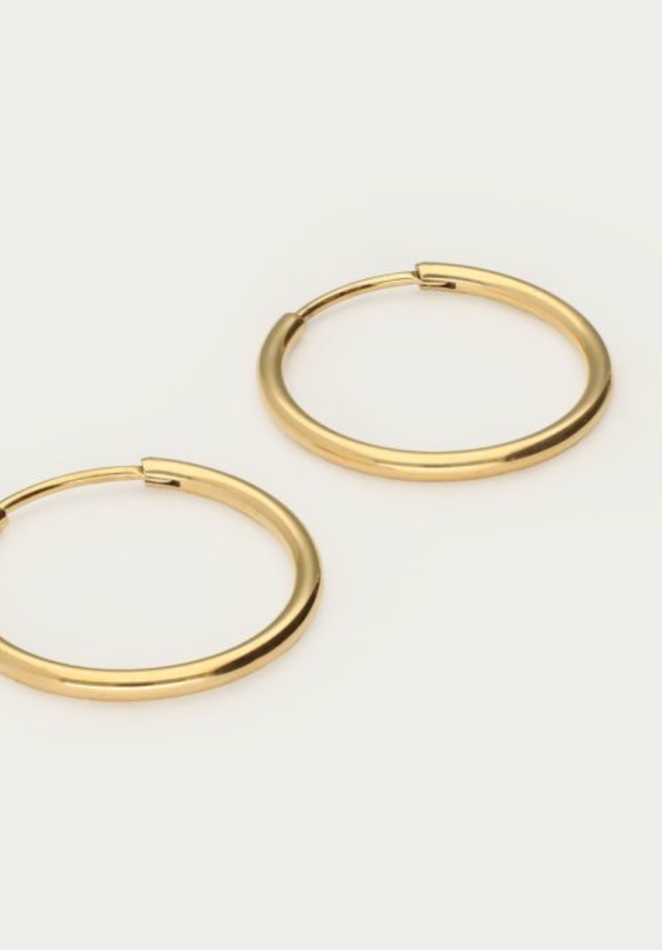 Basic Hoop Oorringen Goud