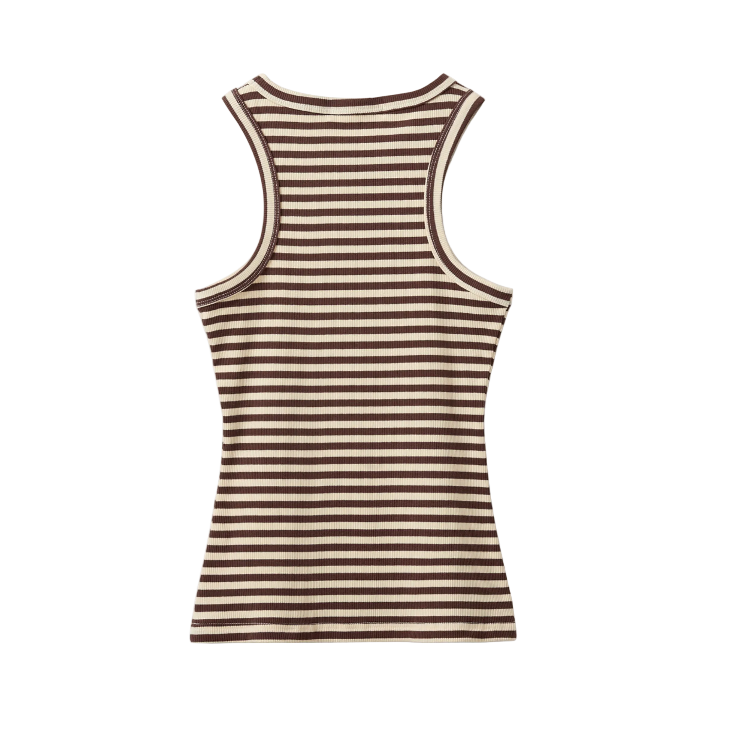 Beca Striped Tank Top Brown