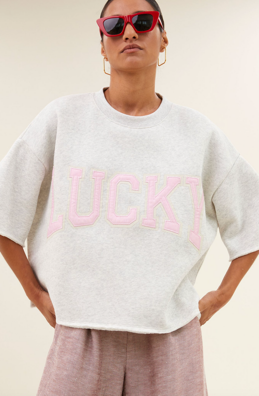 Willow Lucky Top Light Grey