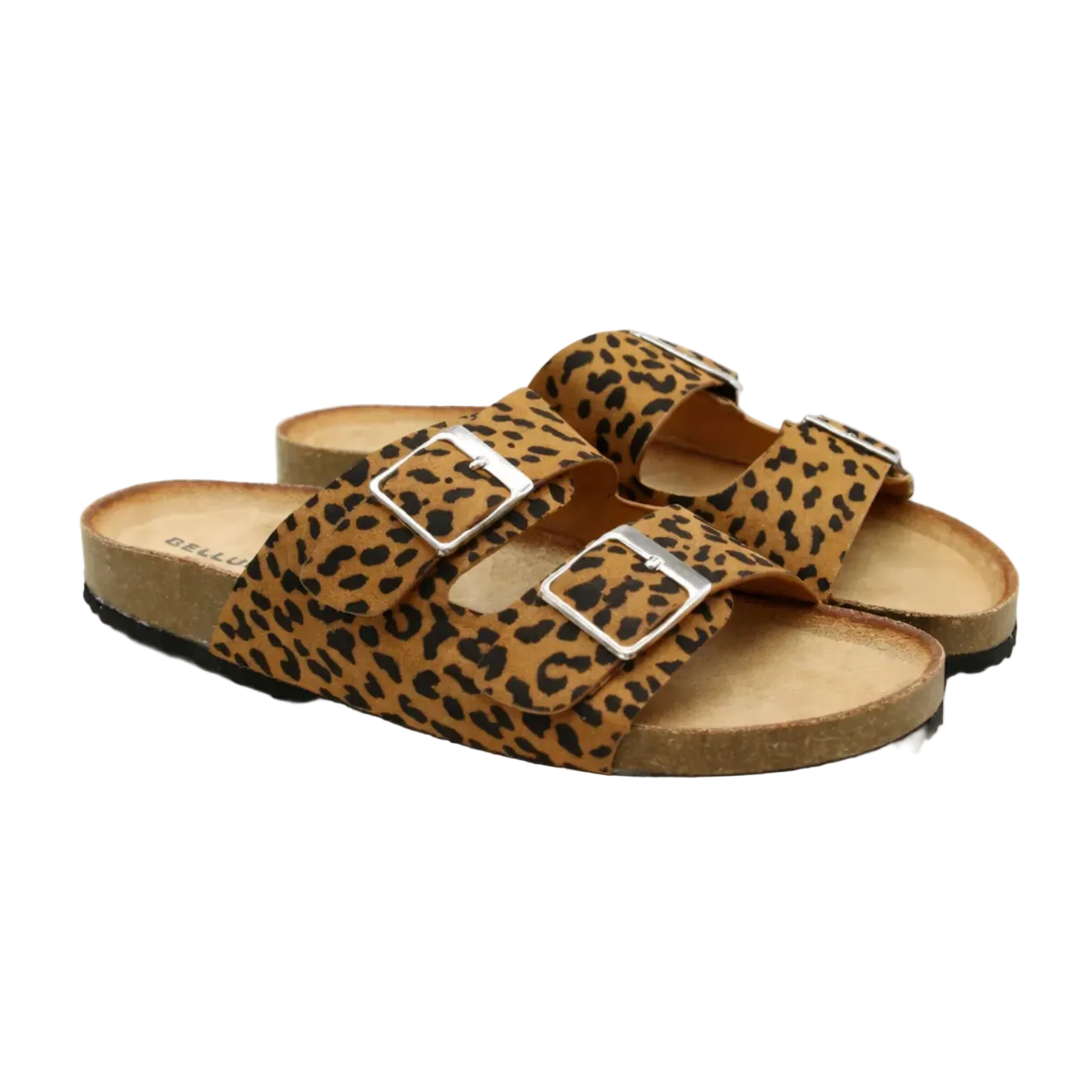 Meryl Suede Sandaal Leopard