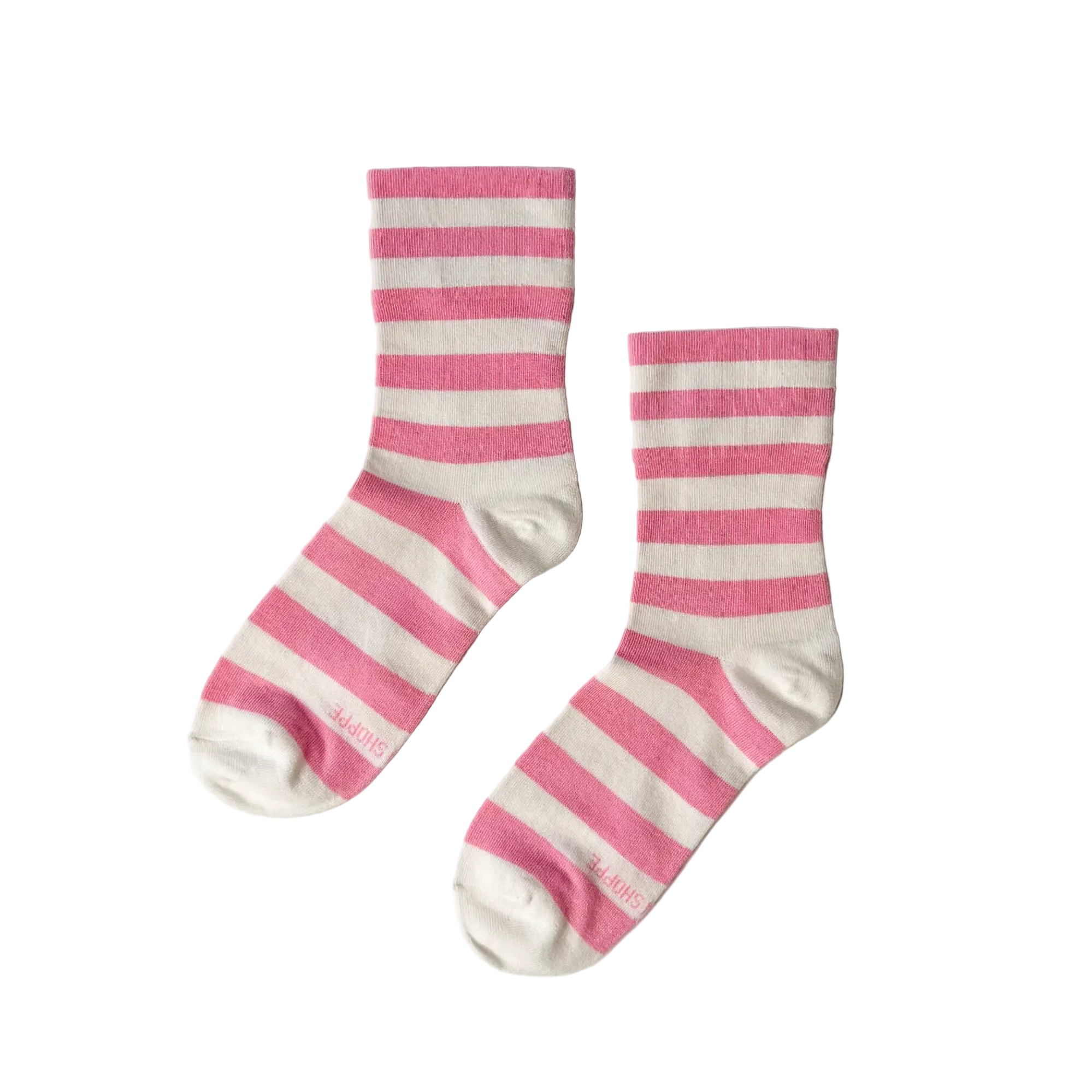 Wally Socks Pink Stripe