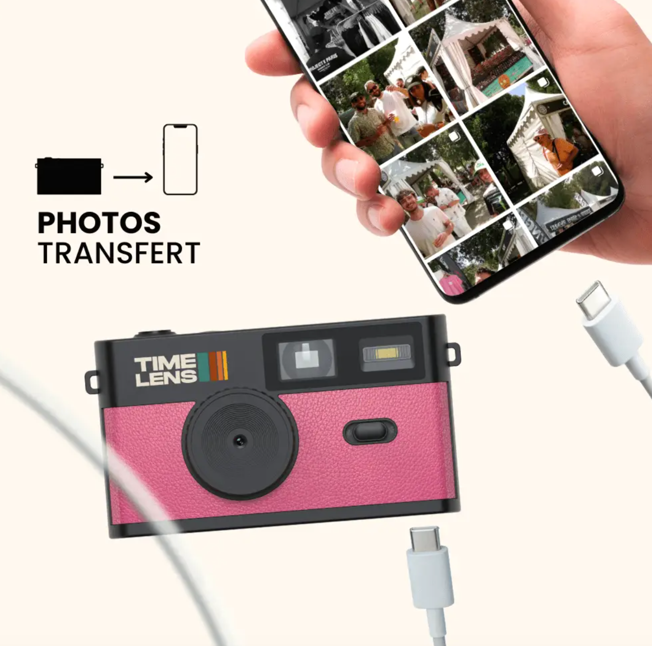Timelens Camera Pink