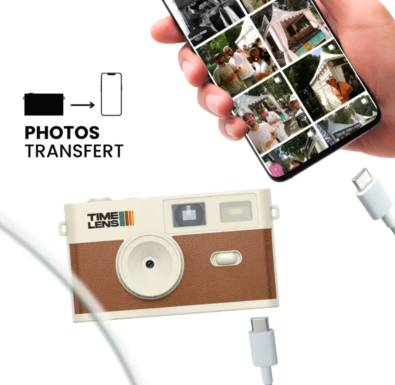 Timelens Camera Brown