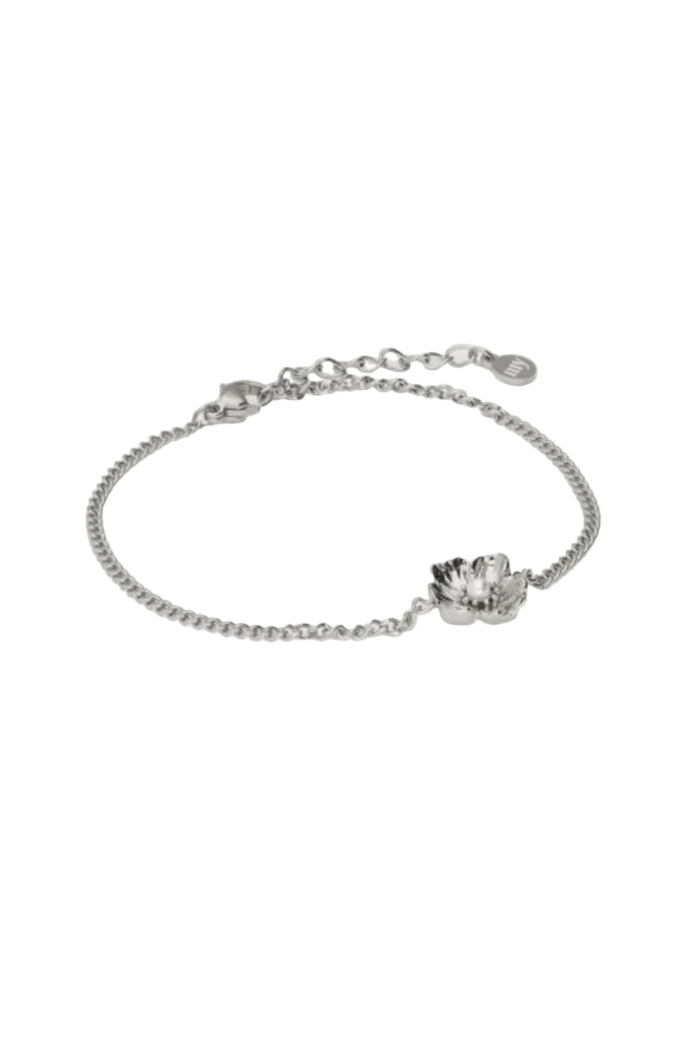 Flower Armband Zilver