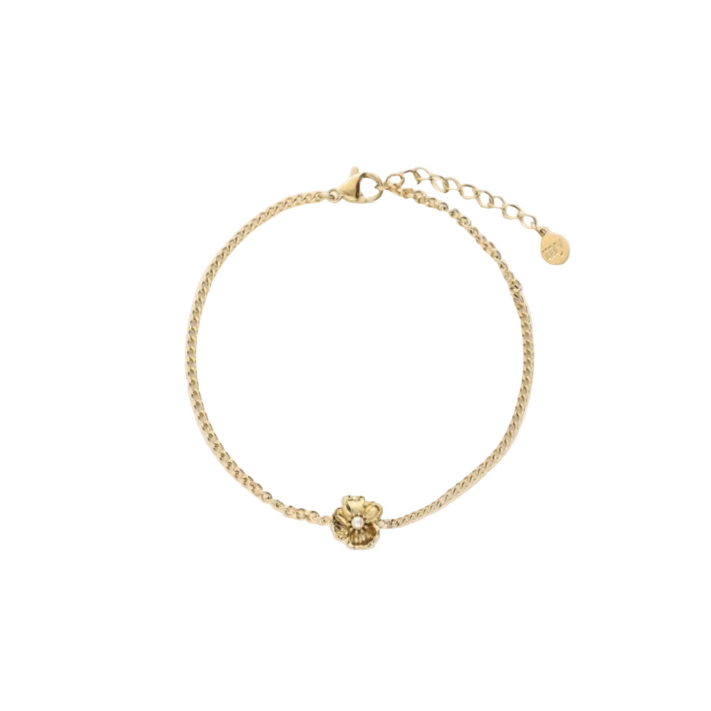 Flower Armband Goud