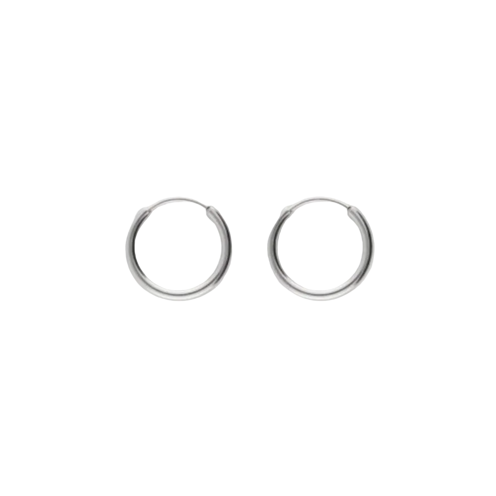 Hoop Oorringen Small Zilver
