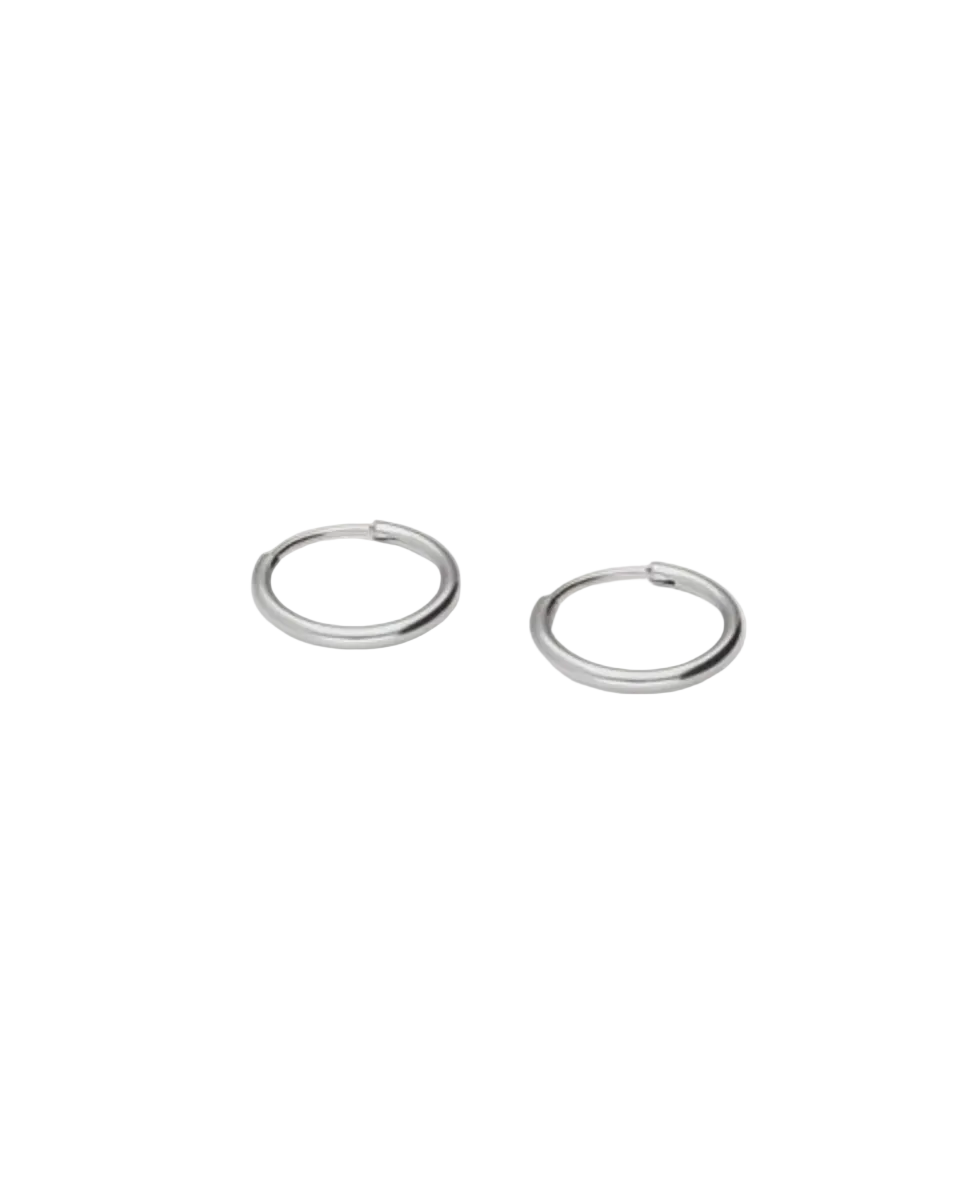 Hoop Oorringen Small Zilver