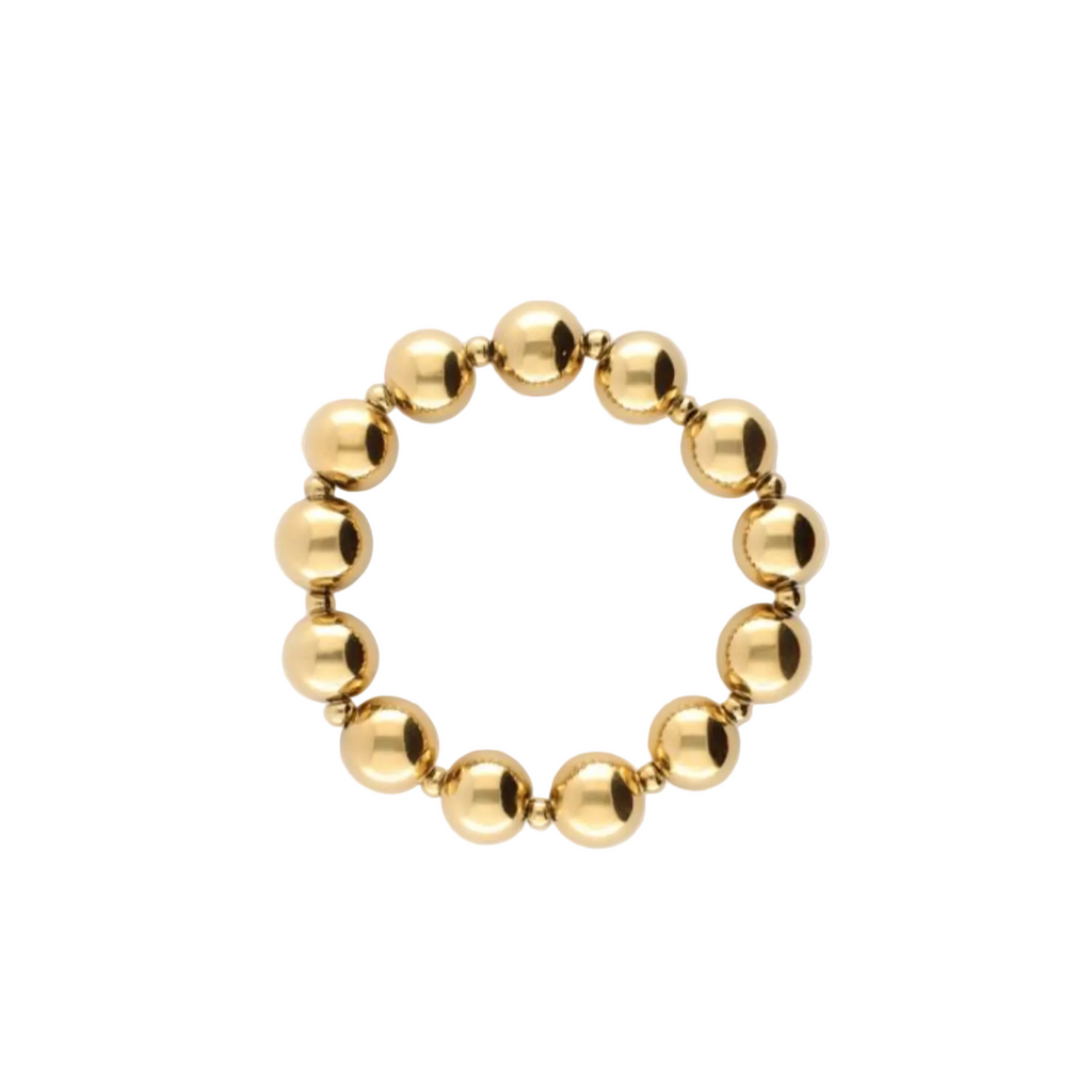 Chunky Beads Armband Goud