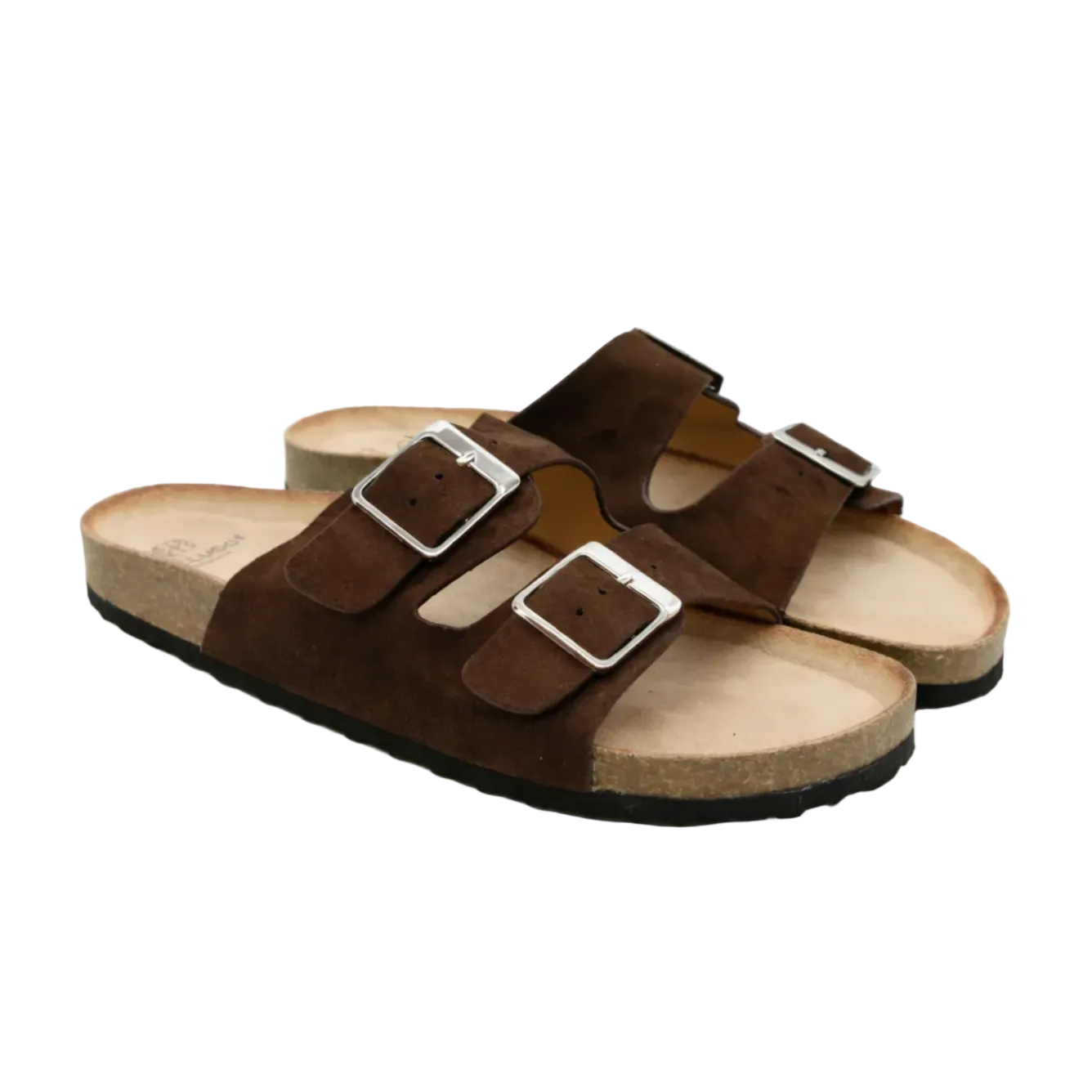 Meryl Suede Sandaal Coffee
